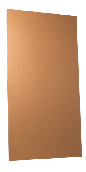 Feuille Aluminium couleur cuivre