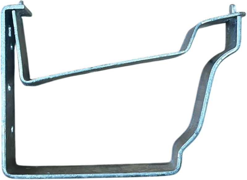 Crochet pour gouttière mouluré VM - contre crochet en place