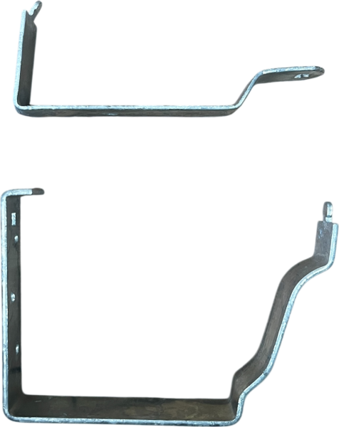 Crochet pour gouttière mooulurée - contre crochet ouvert